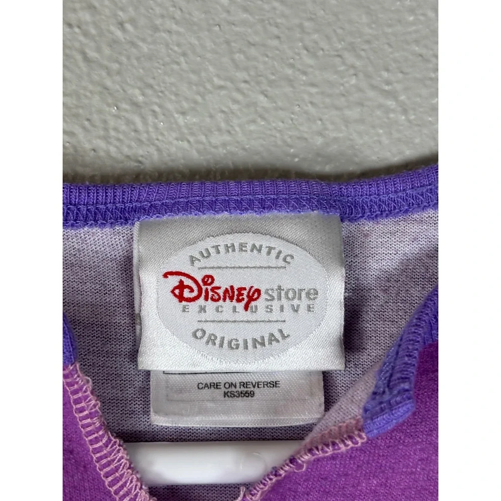 Disney Store Tinker Bell Purple Nightgown Tank Dress Girls 7/8 Sleeveless 2000's